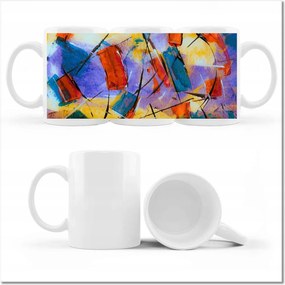 Otto Absztrakt nyomott mintás bögre