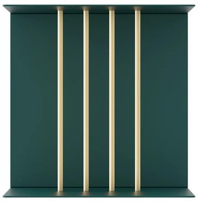 Sötétzöld fém fali polc Teaser – UMAGE