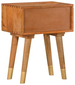 Tömör mangófa éjjeliszekrény 43 x 30 x 58 cm