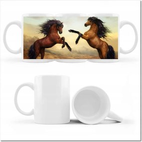 Fotó bögre Lovak paripák