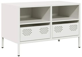 fehér hidegen hengerelt acél TV-szekrény 68 x 39 x 43,5 cm