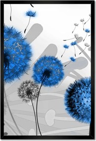 Poszterek keretben 40x60 Kék pitypangok