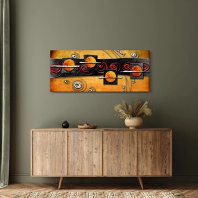 Az absztrakció képe - Bolygók (120x50 cm)