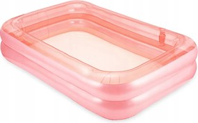 Négyszögletes Felfújható Kerti Medence Pumpálható 262X175 CM Nagy Családi