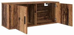 vidaXL Fali TV szekrény szett 3 pcs Öreg fa 100 x 34,5 x 40 cm Faanyag