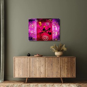 Történelmi falfestmény képe (üvegen) (70x50 cm)