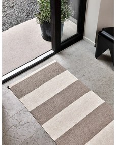 Bézs-krémszínű kültéri-beltéri futószőnyeg 70x225 cm Bob Mud Vanilla – Pappelina