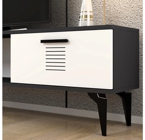 TV asztal/szekrény Vipapo 11 (antracit + fehér) . 1095219