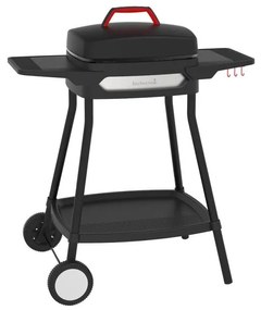 Barbecook BC-ELE-4001 Alexia 5111 elektromos grill, oldalsó asztal, kerék, fekete, 84x55x97cm