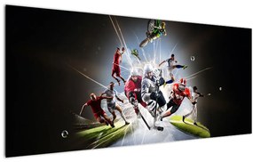 Kép - Sportolók (120x50 cm)