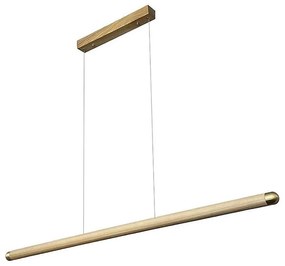 LED Csillár zsinóron LED/22W/230V 4000K 120 cm kőris/tömör fa