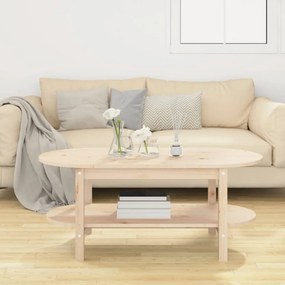 tömör fenyőfa dohányzóasztal 110 x 55 x 45 cm