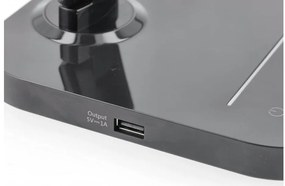 Lámpa Asztali GALE 8W, 550lm, AC220-240V, 5-CCT, 10 fokozatú fényerő, PF>0,5,RA>80, fekete