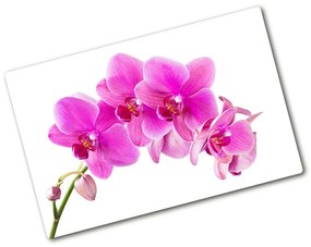 Üveg vágódeszka Rózsaszín orchidea pl-ko-80x52-f-67673367