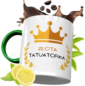 Zöld Bögre Tetováló Születésnapi Ajándék fényképes nyomtatással