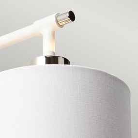 Elstead modern fali lámpa balance fehér festett nikkelfény elsbalance1-wpn