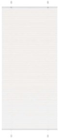 pliszírozott redőny Fehér 85x200 cm szövetszélesség 84,4 cm