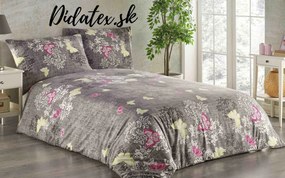 Pillangó pamut ágynemű DeLuxe Ágynemű mérete: 140x200 cm, A csomag tartalma: Készletcsomagolás