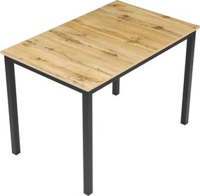 Étkezőasztal 110x70x75 cm, MDF, vad tölgy, GDT-202 OAK