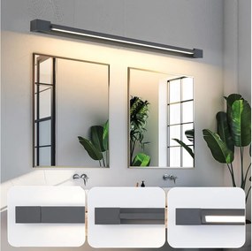 Brilagi-LED fürdőszobai tükörvilágítás AQUA LINE LED/36W/230V 120 cm IP44 antracit