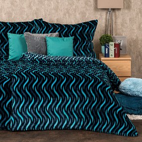 4Home Wave mikroflanel ágyneműhuzat, 140 x 220 cm, 70 x 90 cm, 140 x 220 cm, 70 x 90 cm