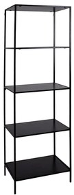 Vita Shelf fekete könyvespolc, 51 x 170 cm - House Nordic