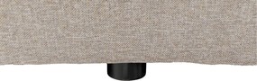 Boxspring típusú ágy 160x200, szürkésbarna taupe, FERATA TV KOMFORT