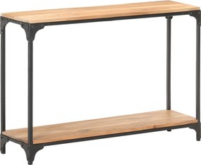 vidaXL tömör akácfa tálalóasztal 110 x 30 x 75 cm