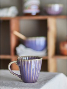 Sötétlila kőedény bögre 220 ml Latina – Bloomingville