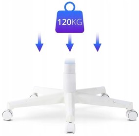 Irodai Forgószék Rózsaszín Eco-bőr Kárpittal.CANDY