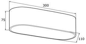Argon 0908 - Mennyezeti lámpa TONI 2xE27/15W/230V arany