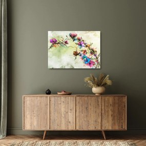 Kép - Virág festménye  (üvegen) (70x50 cm)