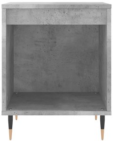 2 db betonszürke szerelt fa éjjeliszekrény 40 x 35 x 50 cm
