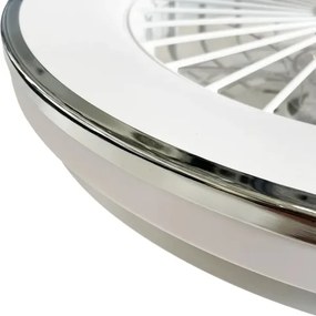 LED Mennyezeti lámpa ventilátorral OPAL LED/48W/230V + távirányítás