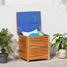 vidaXL tömör akácfa kerti tárolóláda zsaluval 60 x 50 x 56 cm