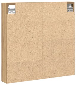 Vitrine Cabinet Artisan Oak 60x8,5x58 cm Mérnöki Fa