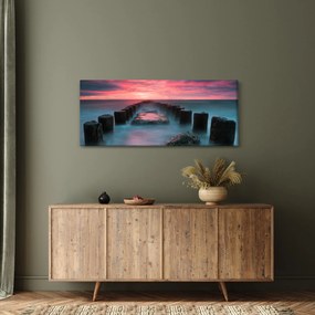 Kép - Sziklák a tenger (120x50 cm)