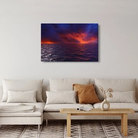 Tengeri kép a madarakkal (90x60 cm)