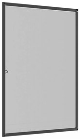 antracitszürke ablakszúnyogháló 90x120 cm