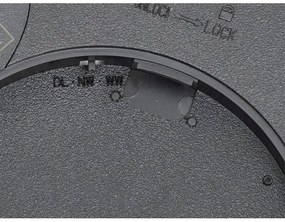 Fulgur 42362 - LED Mennyezeti lámpa NOMY LED/24W/230V átm. 30 cm fekete