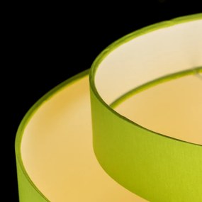 RENDL DOUBLE 40/30 lámpabúra Chintz lime/fehér PVC max. 23W
