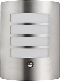 PREZENT 61016 MEMPHIS Modern Kültéri Fali Lámpa Opál, Ezüst E27 IP44
