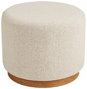 Bézs buklé puff Daisy – House Nordic