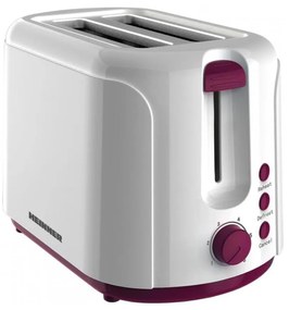 Heinner TP-750BG - Kétlyukú kenyérpirító 750 W/230 V fehér/lila