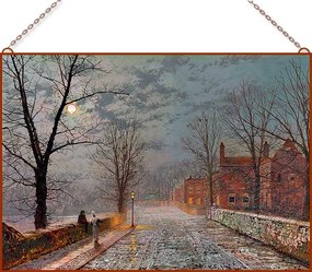 John Atkinson Grimshaw - Isle of Wight üvegkép, falikép