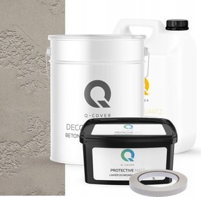 Építészeti Beton Kültéri Szett Szürke Világos F264 19kg Szett 10m2