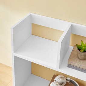 Asztali polc, rendszerező, fehér