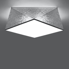 Mennyezeti lámpa HEXA 2xE27/60W/230V ezüst