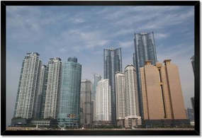 Poszterek keretben 60x40 Felhőkarcolók