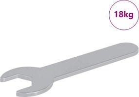 vidaXL Spanner / kígyószem 1593 pcs Ezüst 13 mm Vas